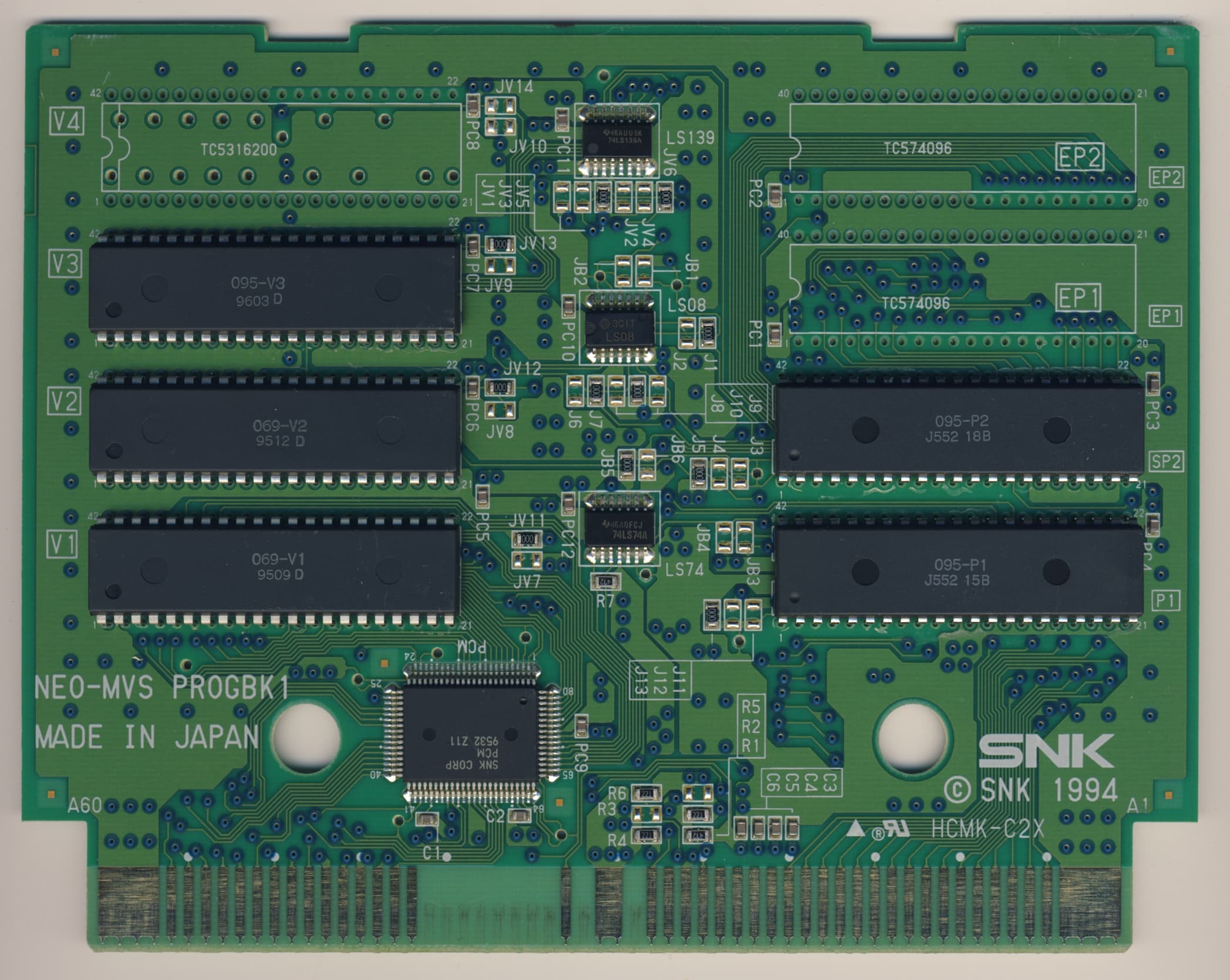 Real Bout Fatal Fury — official PCB back
