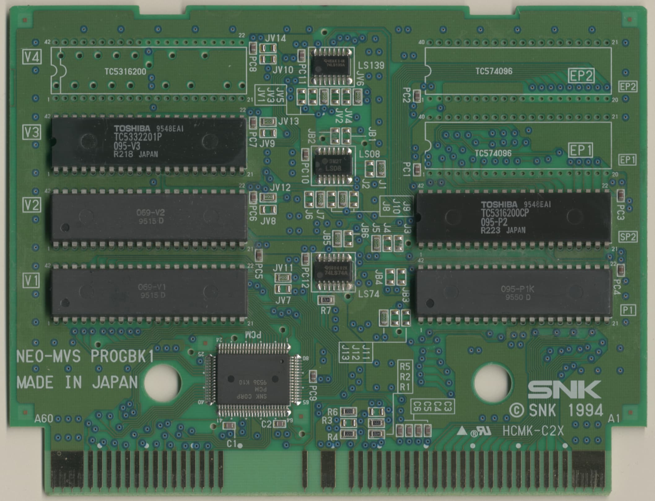 Real Bout Fatal Fury — official PCB back