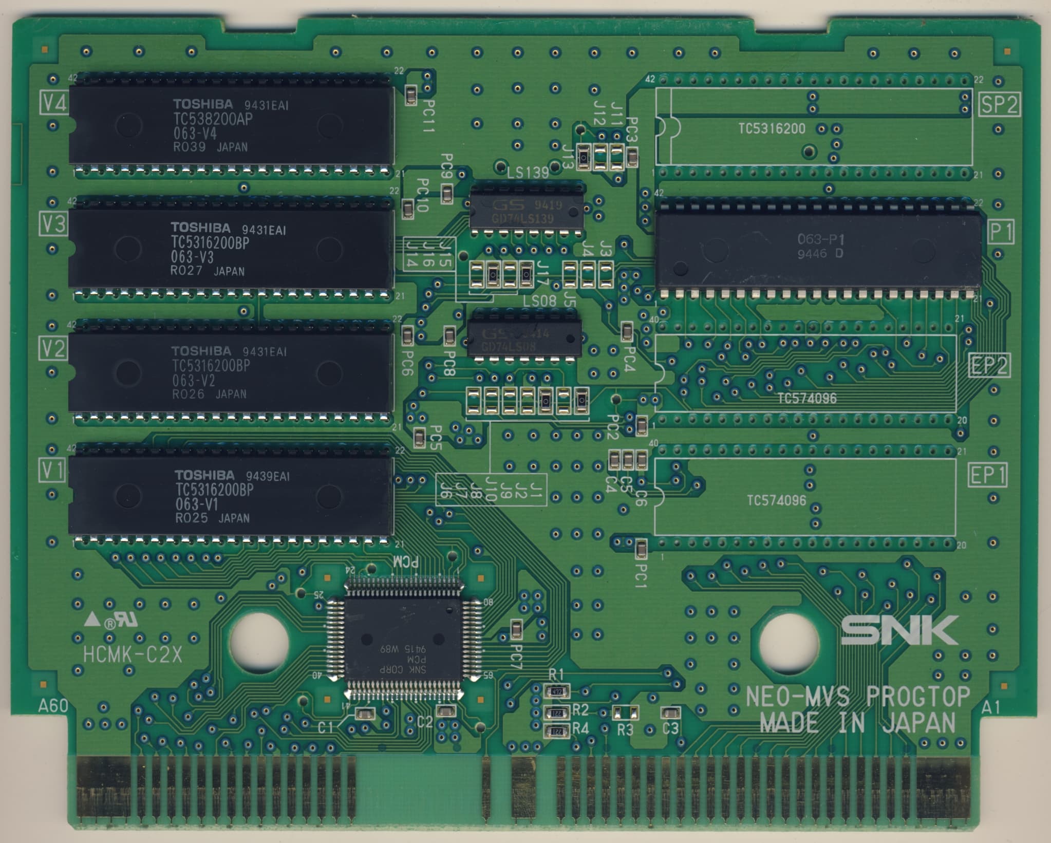 Samurai Shodown II — official PCB front