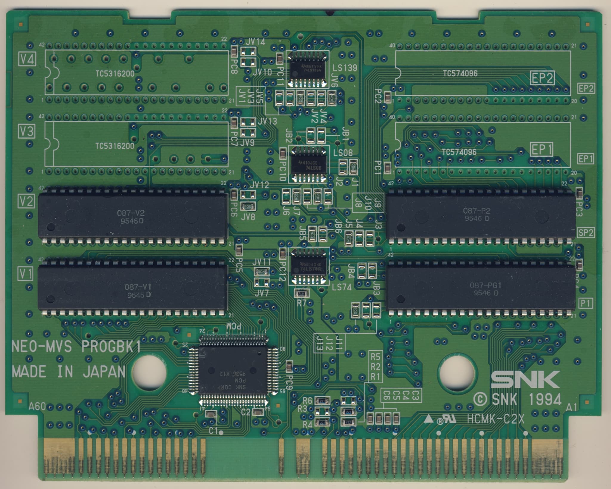 Samurai Shodown III — official PCB front