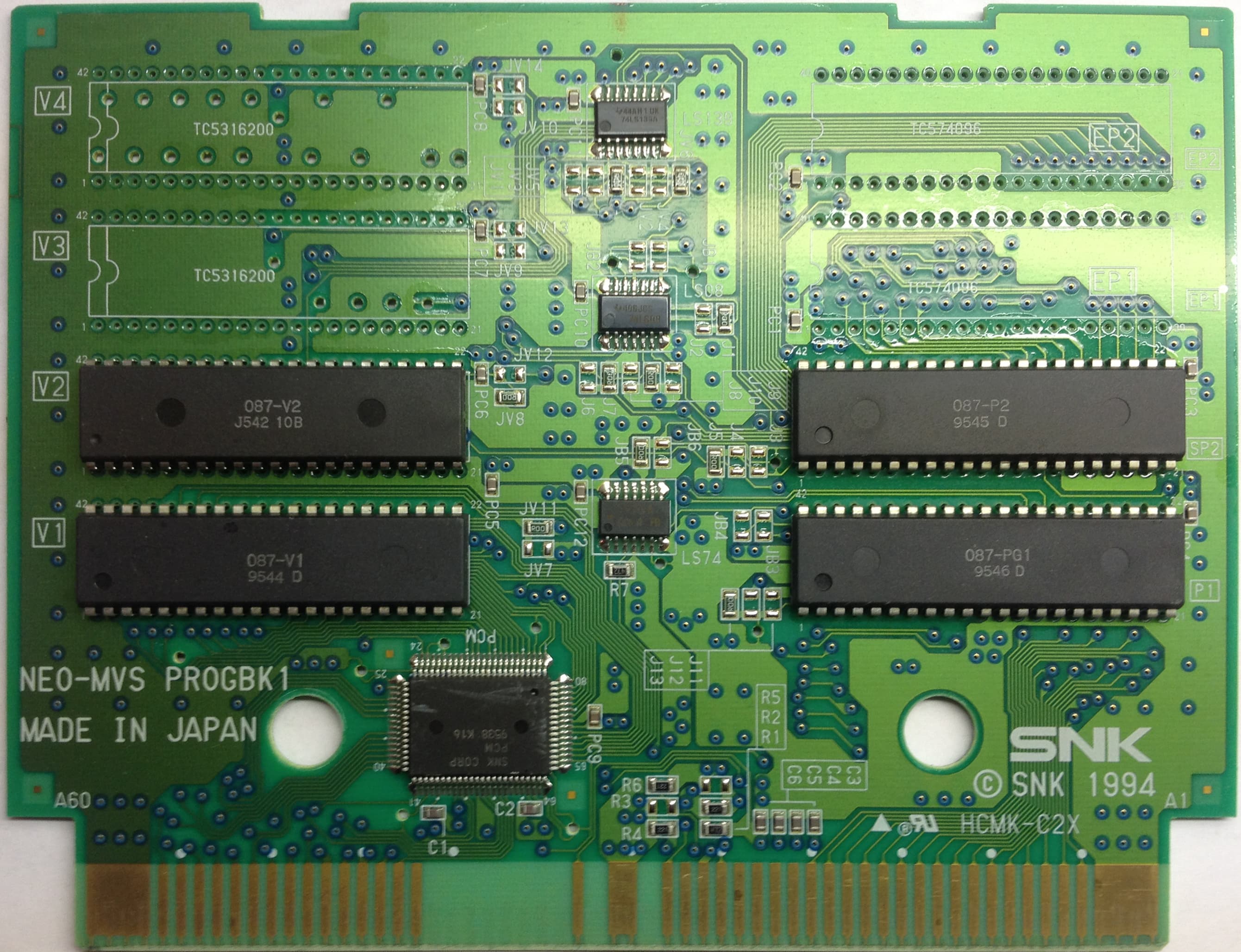 Samurai Shodown III — official PCB back
