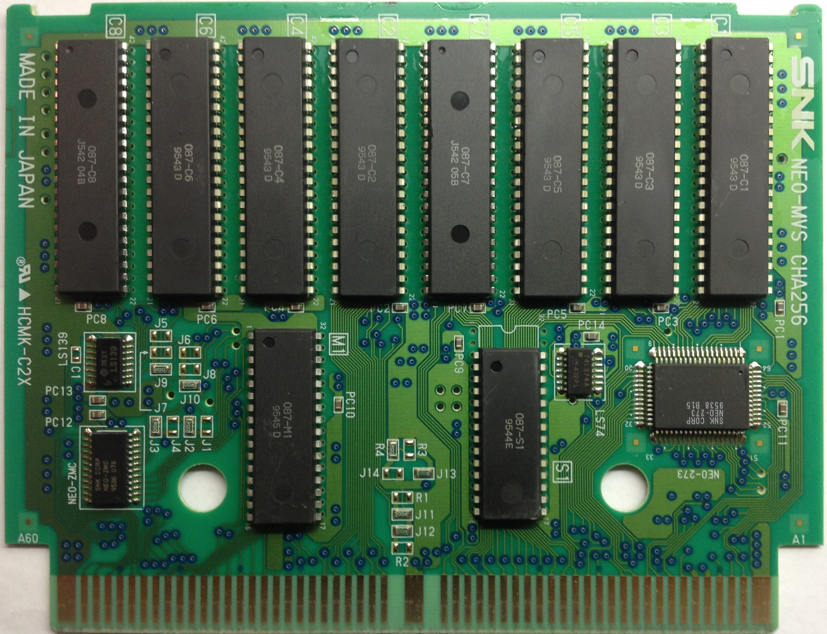 Samurai Shodown III — official PCB back