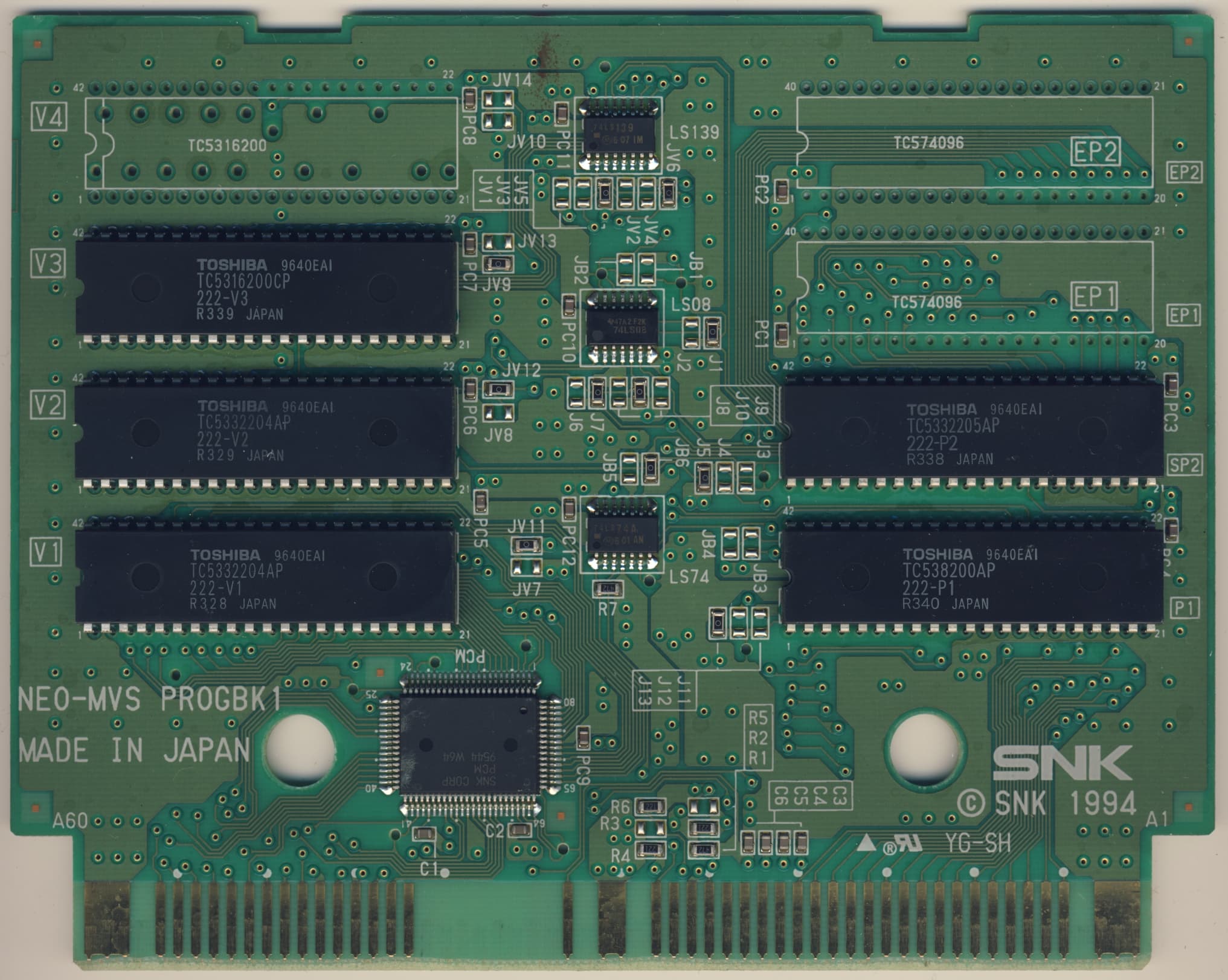 Samurai Shodown IV — official PCB front