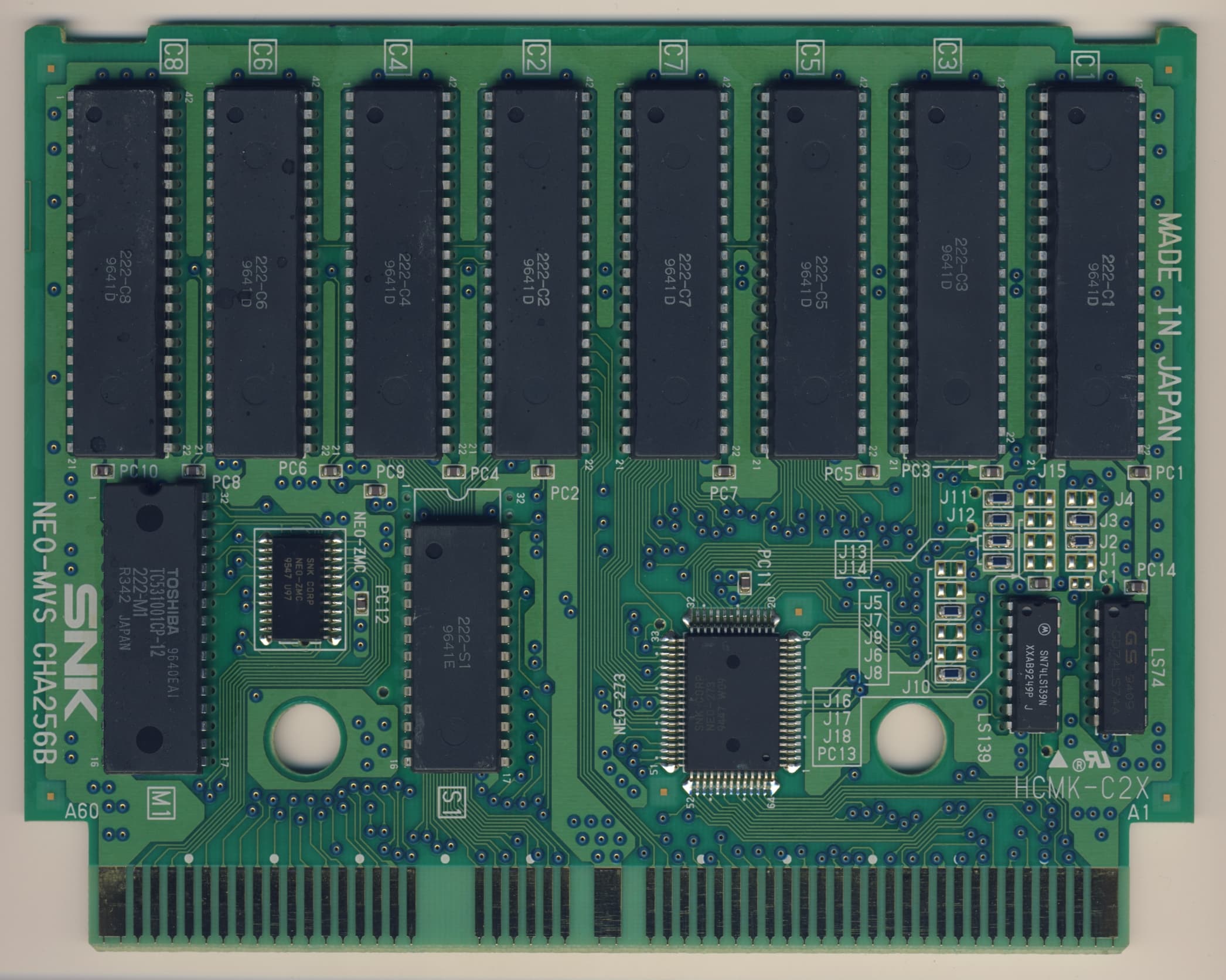 Samurai Shodown IV — official PCB back