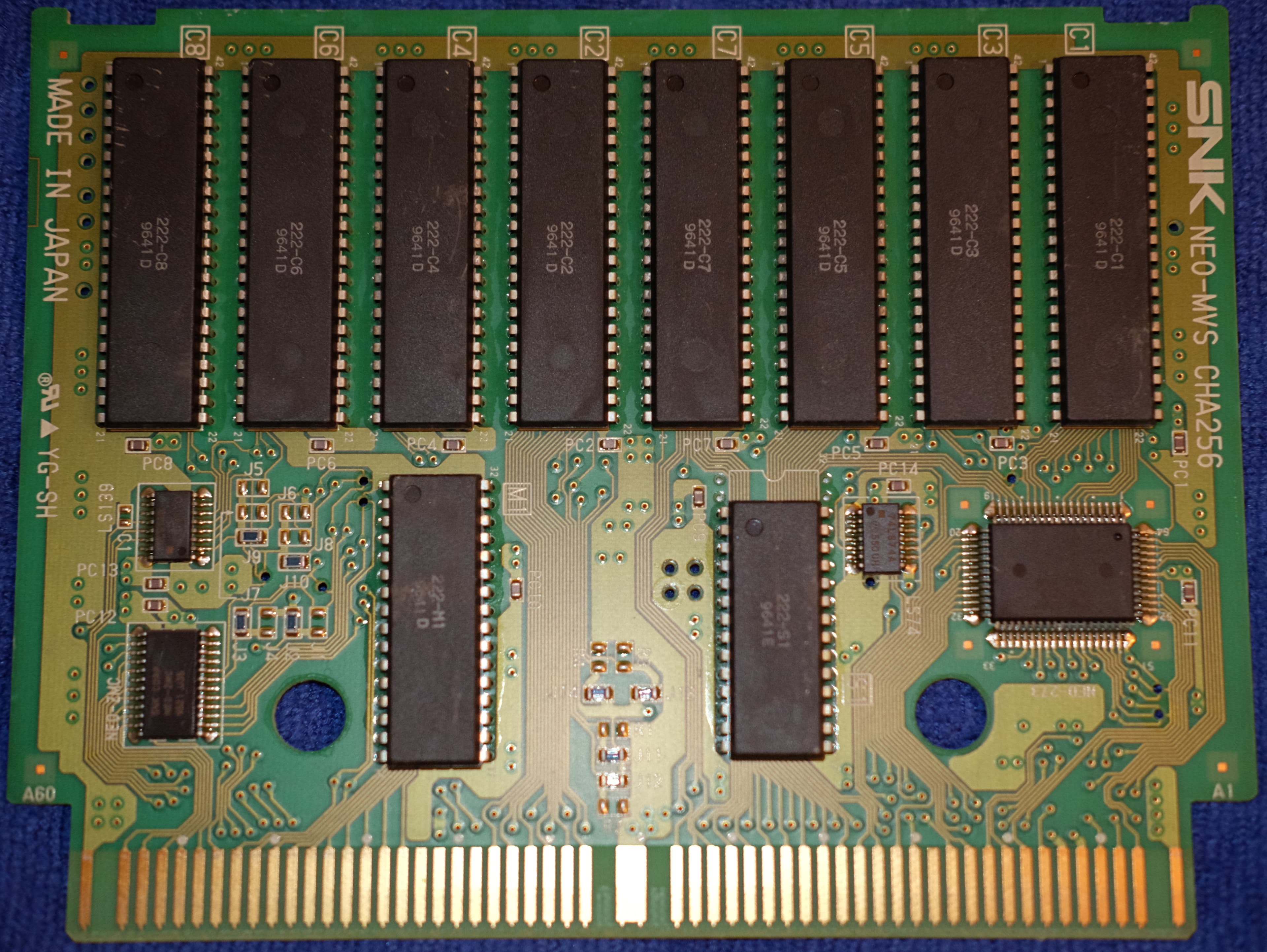 Samurai Shodown IV — official PCB back