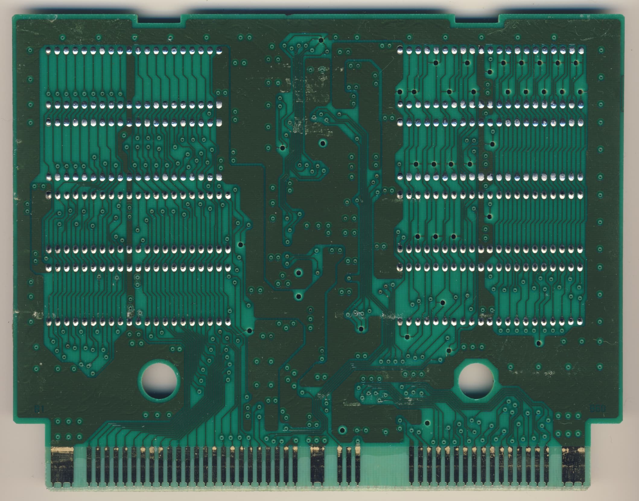 Shock Troopers — official PCB back