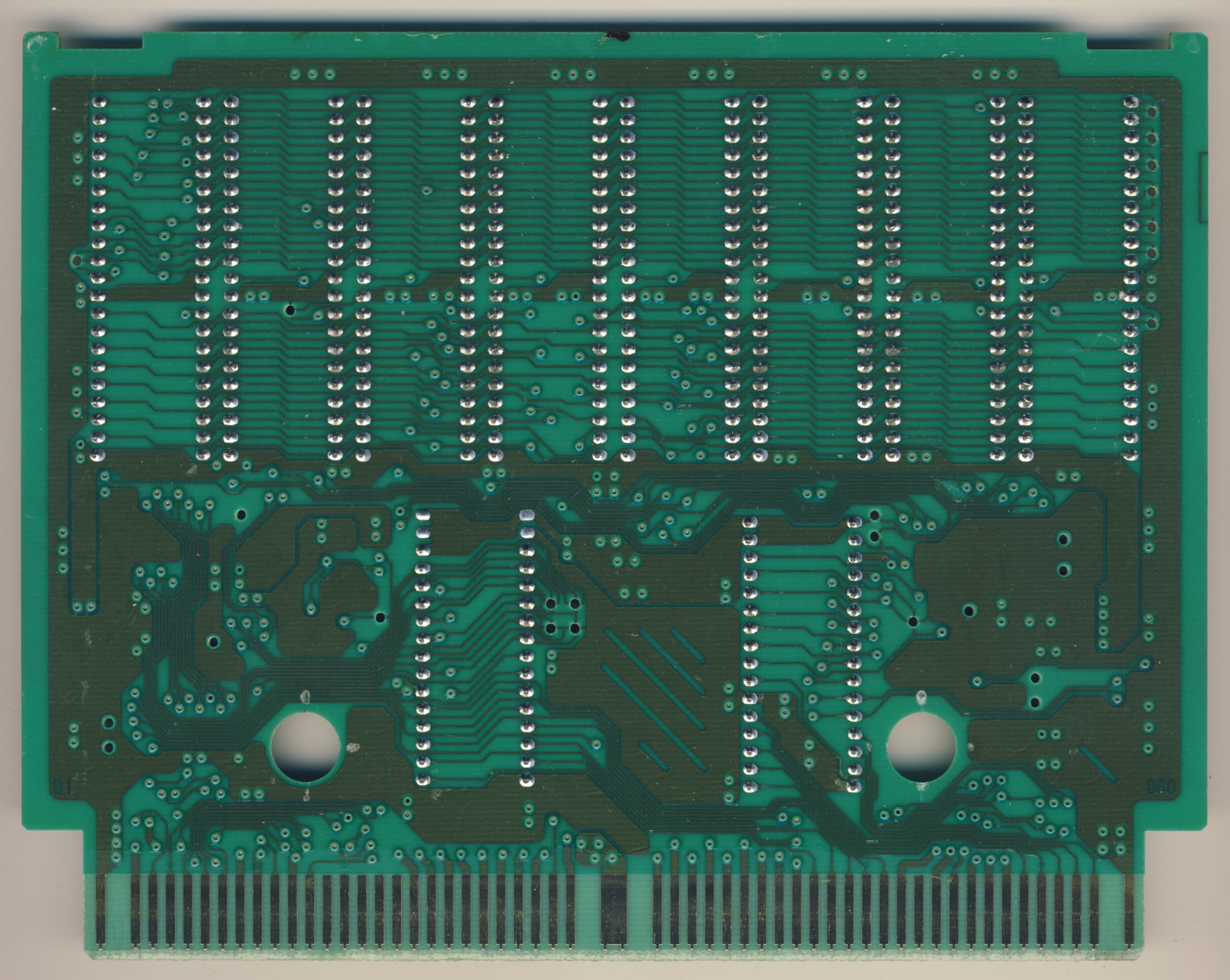 Shock Troopers — official PCB back