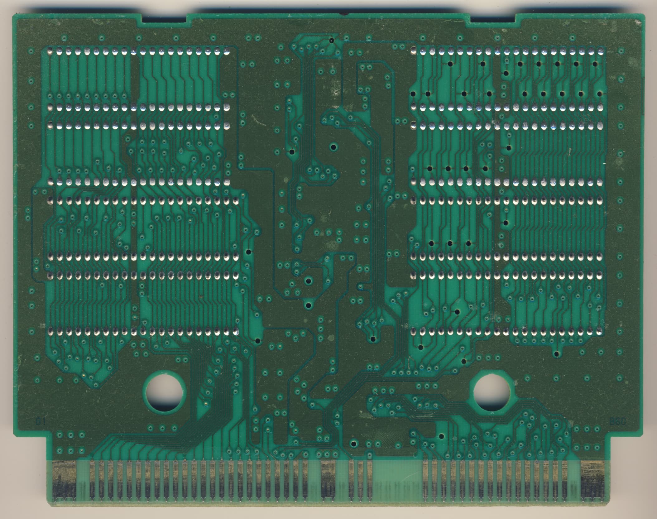 Shock Troopers — official PCB back
