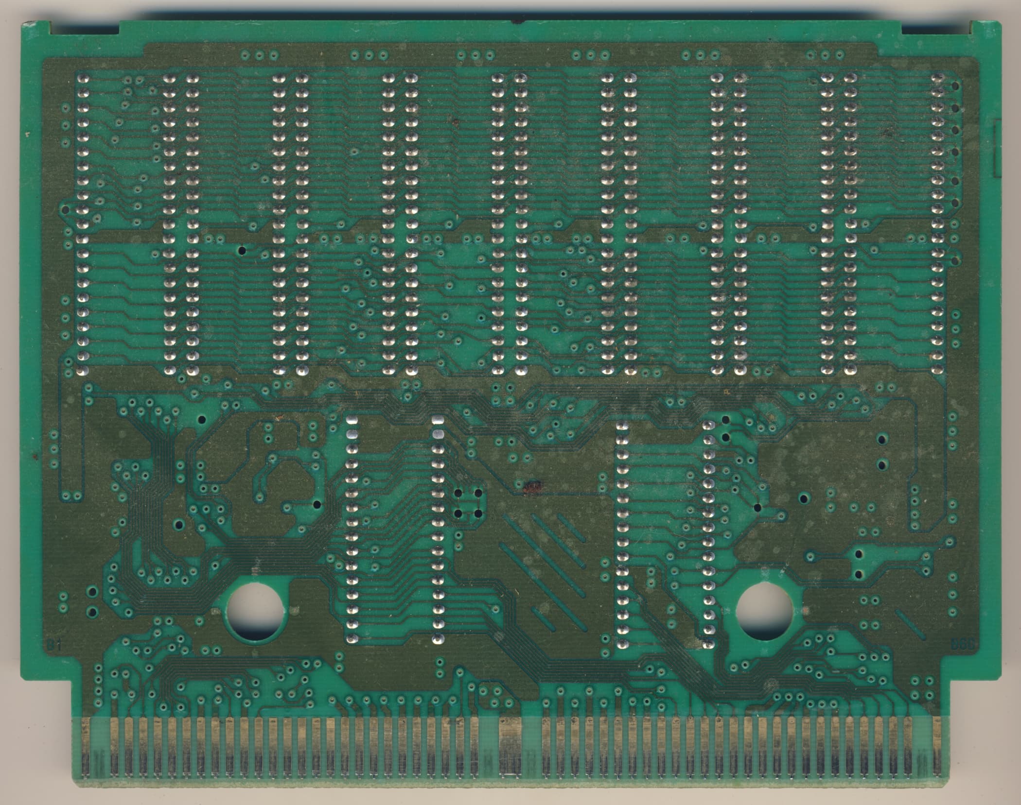 Shock Troopers — official PCB back