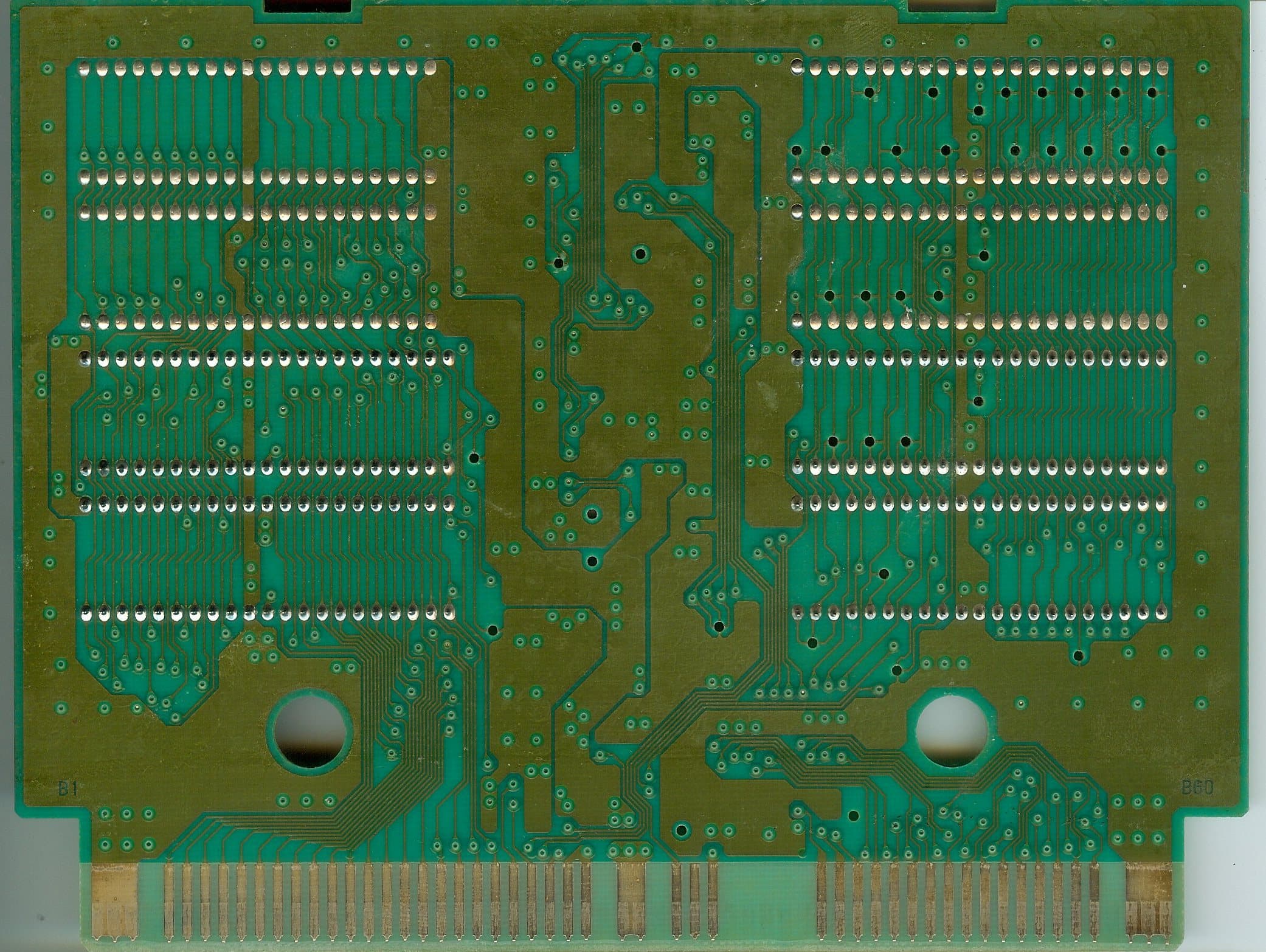 Shock Troopers — official PCB back