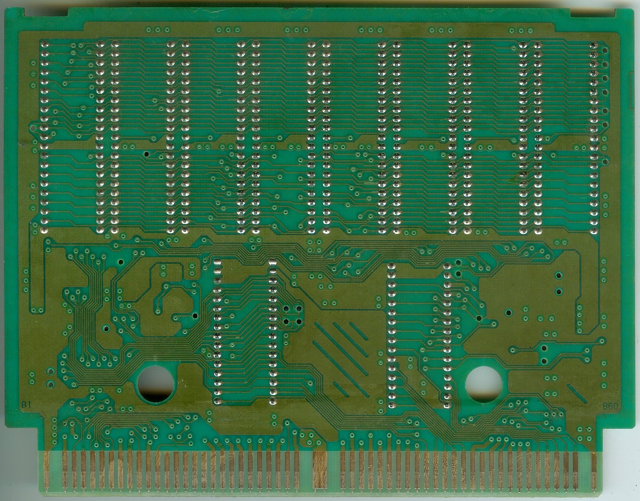 Shock Troopers — official PCB back