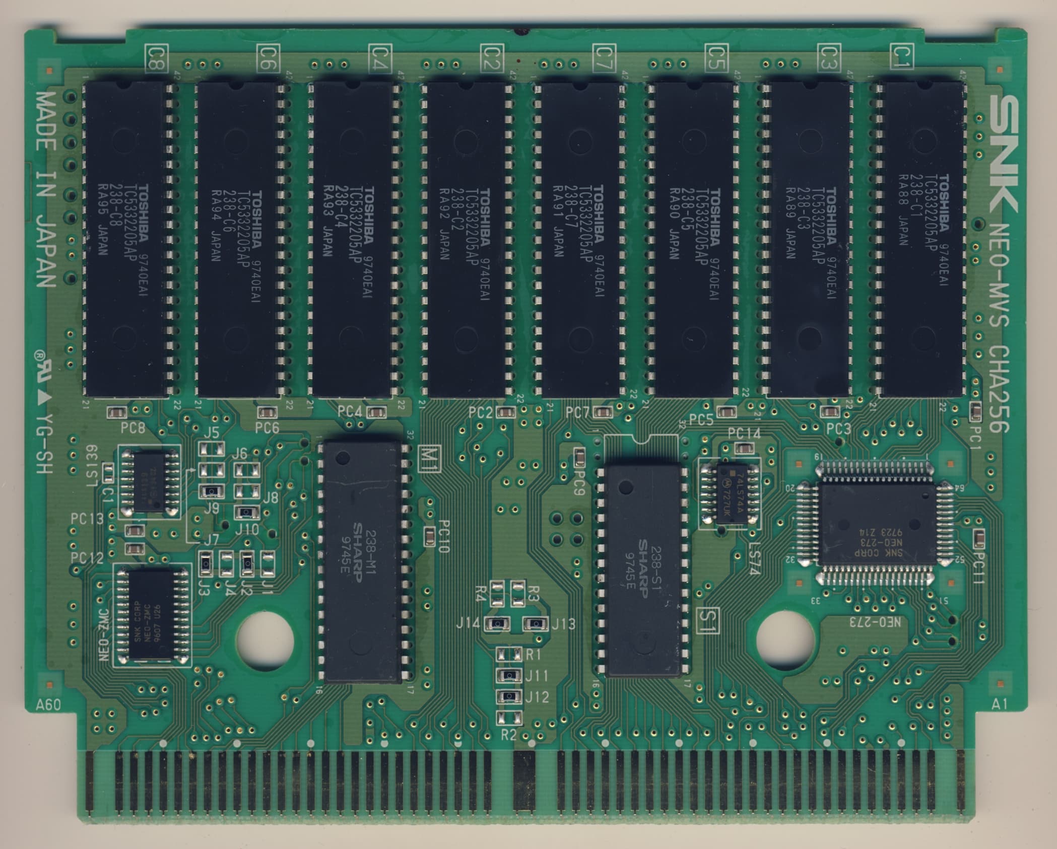 Shock Troopers — official PCB back