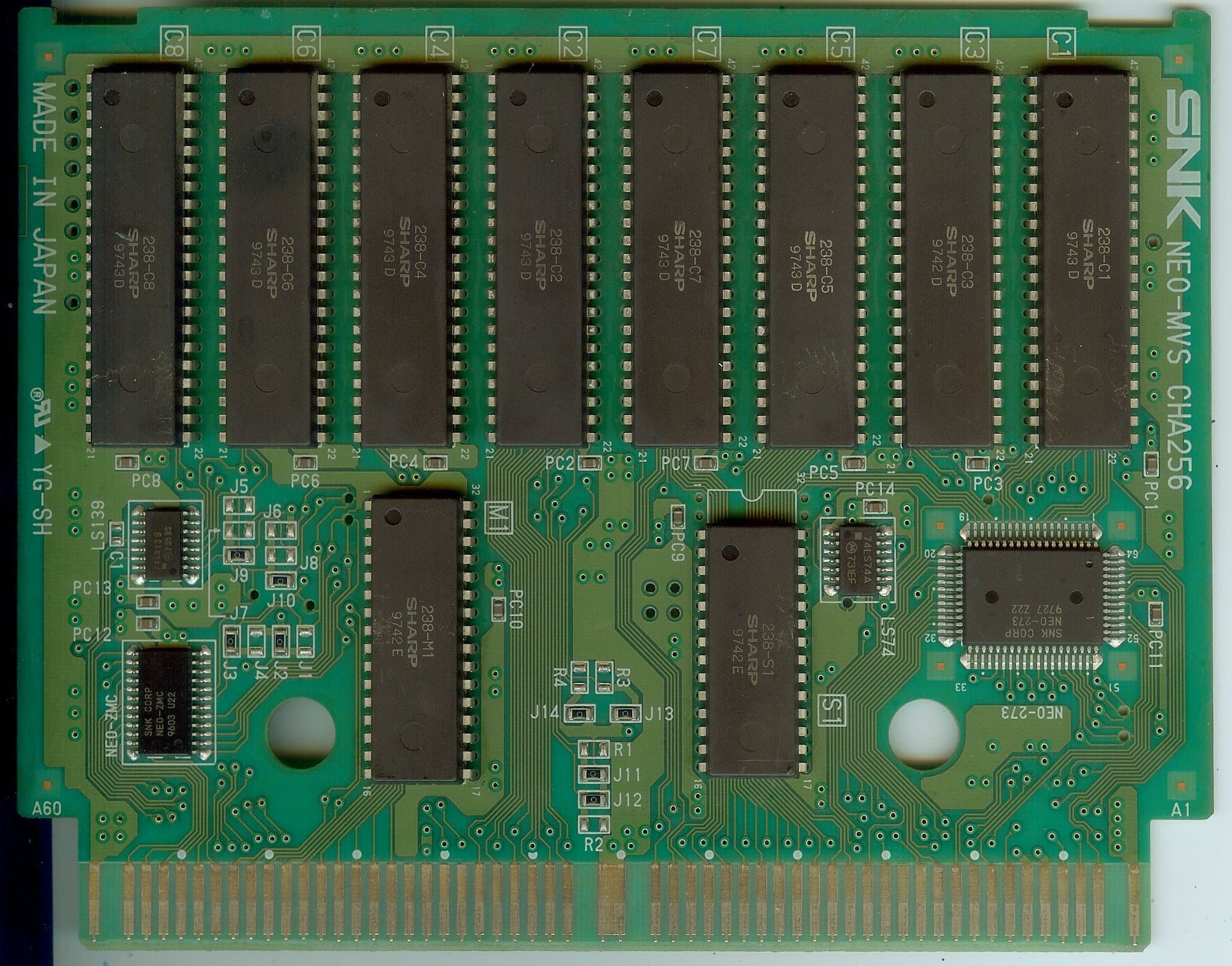 Shock Troopers — official PCB back