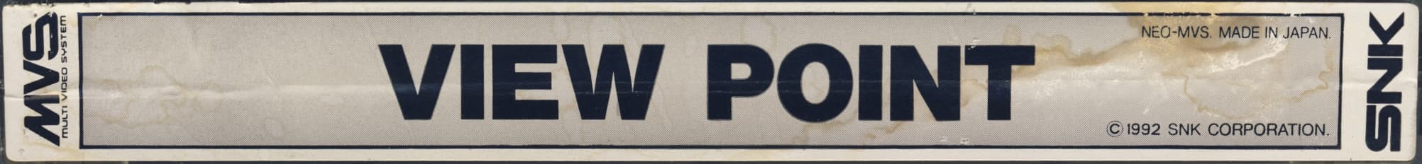 Viewpoint — official cart label